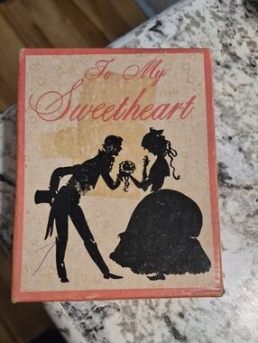 Vintage 'To My Sweetheart' Decorative Box - Pink Accents